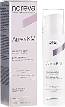 Fragrances, Perfumes, Cosmetics Anti-Wrinkle Day Cream-Gel for Sensitive Skin - Noreva Laboratoires Alpha KM Day Cream-Gel Anti-Wrinkle Care