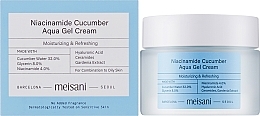 Moisturising Face Cream Gel - Meisani Niacinamide Cucumber Aqua Gel Cream — photo N2