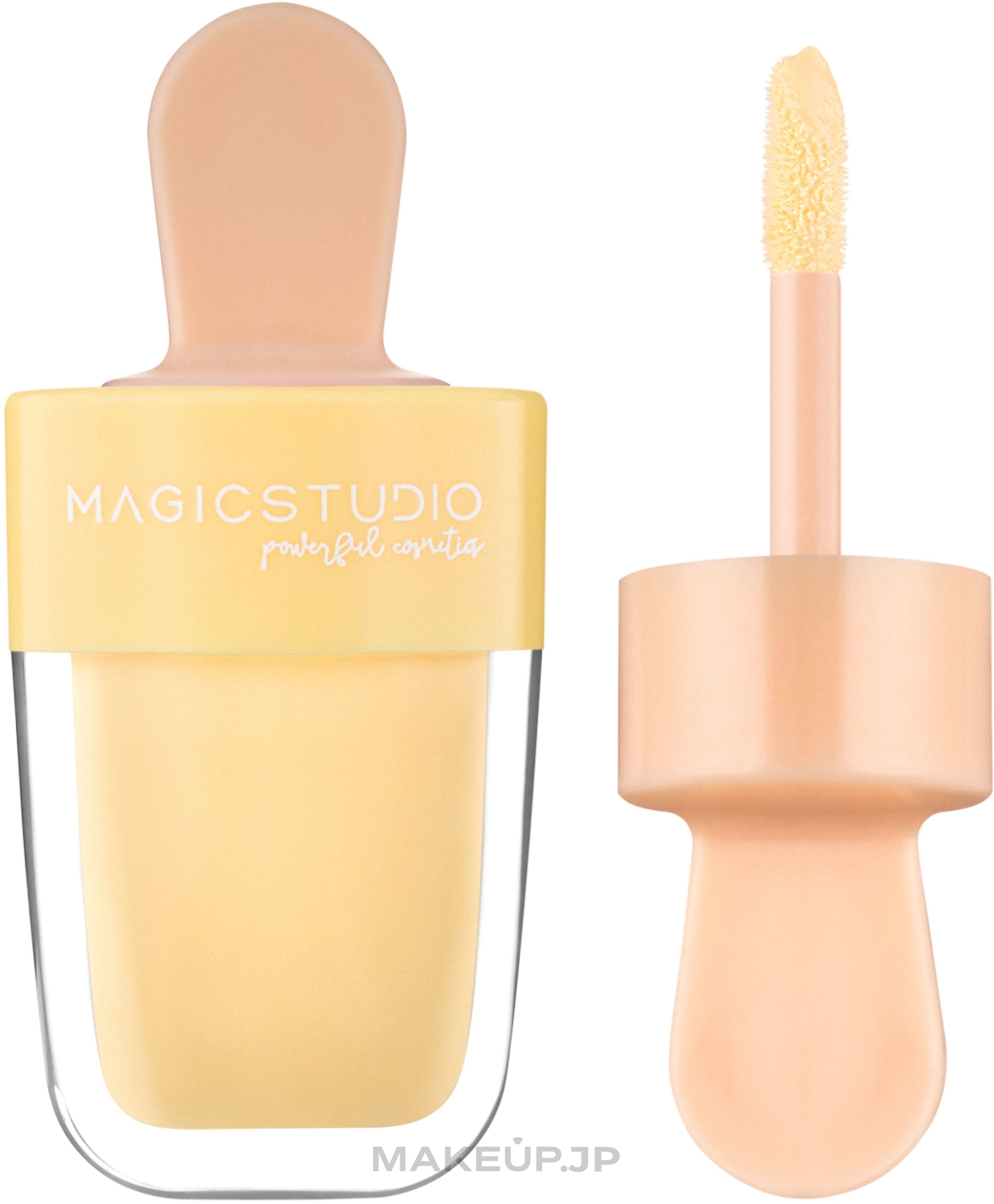 Brush Lip Gloss "Ice Cream", yellow - Martinelia — photo 7 g