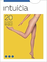 Fragrances, Perfumes, Cosmetics Tights "CLASSIC" 20 Den, beige - Intuicia