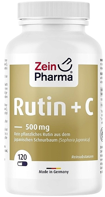 Rutin Dietary Supplement - ZeinPharma Rutin + C 500 mg — photo N1