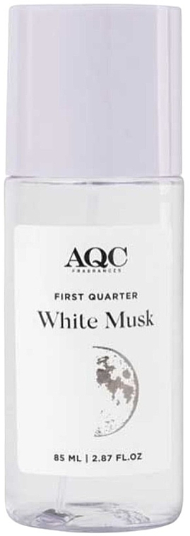 Body Mist - AQC Fragrance White First Quarter Musk Body Mist — photo N1