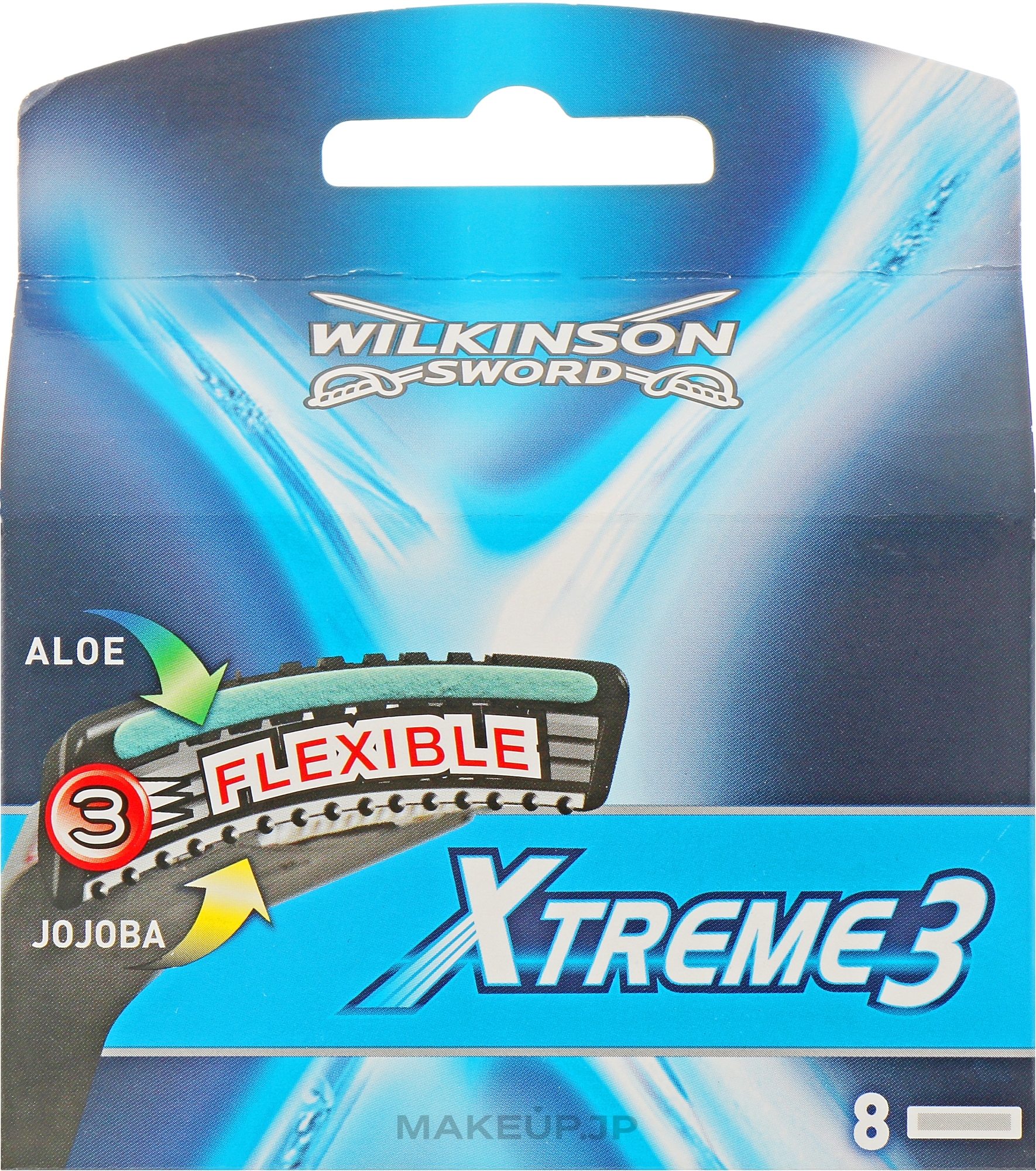 Blade Refill Set 'Xtreme 3 Flexible', 8 pcs. - Wilkinson Sword Xtreme 3 Flexible — photo 8 szt.
