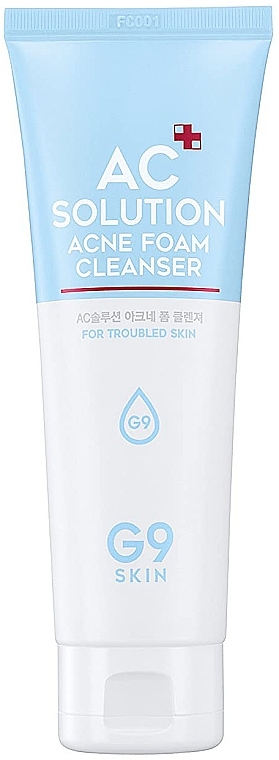 Cleansing Foam for Problem Skin - G9Skin AC Solution Acne Foam Cleanser — photo N1