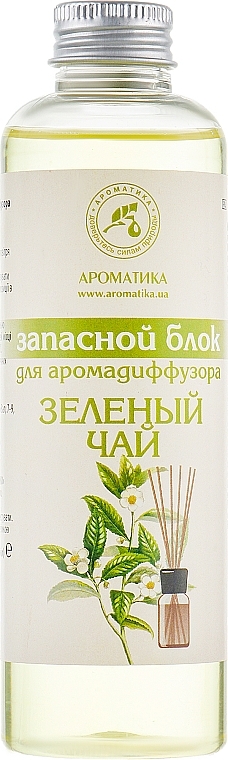 Reed Diffuser Refill "Green Tea" - Aromatika — photo N1