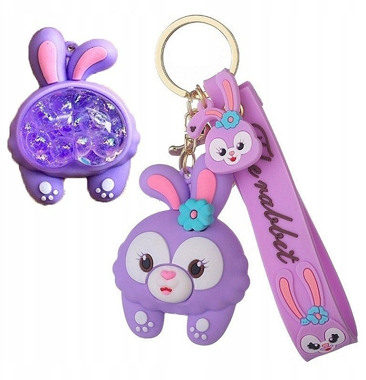 Purple Bunny Keychain, BRL287 - Ecarla — photo N1