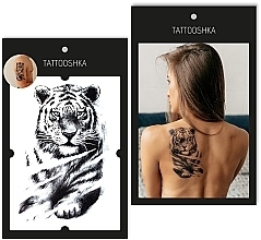 Fragrances, Perfumes, Cosmetics Temporary Tattoo "Tiger" - Tattooshka