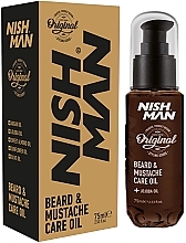 Fragrances, Perfumes, Cosmetics Beard Mask - Nishman Beard & Moustache Oil