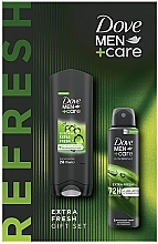 Set - Dove Men+Care Extra Fresh Care Gift Set (b/f/wash/250ml + deo/150ml) — photo N2