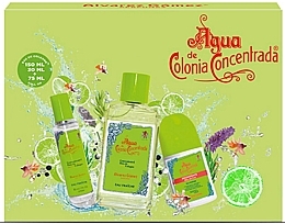 Fragrances, Perfumes, Cosmetics Alvarez Gomez Agua de Colonia Concentrada Eau Fraiche - Set (edc/150ml + edc/30ml + deo/roll/75ml)