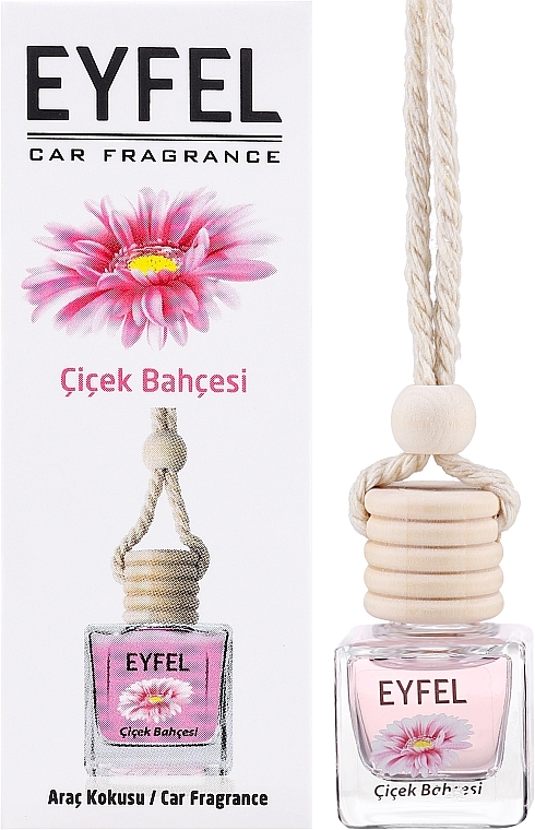 Car Perfume "Flower Garden" - Eyfel Perfume Flower Garden Car Fragrance — photo N2