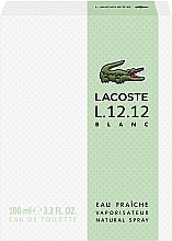 Lacoste L.12.12 Blanc Eau Fraiche - Eau de Toilette — photo N3