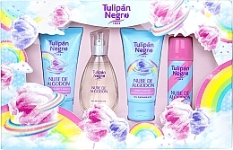 Fragrances, Perfumes, Cosmetics Tulipan Negro Nube De Algodon - Set (edt/50ml + b/spray/50ml + sh/gel/75ml + b/lot/75ml)