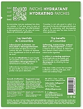 Cucumber Hydrogel Patch - Elle By Collagena Cucumber Moisturizers Hydrogel Patches — photo N2