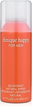 Fragrances, Perfumes, Cosmetics Clinique Happy for Men - Deodorant Spray