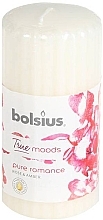 Fragrances, Perfumes, Cosmetics Scented Candle "Rose and Amber", 120/58 mm - Bolsius True Moods Candle