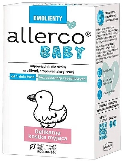 Gentle Face Cleansing Soap - Allerco Baby Emolienty — photo N1