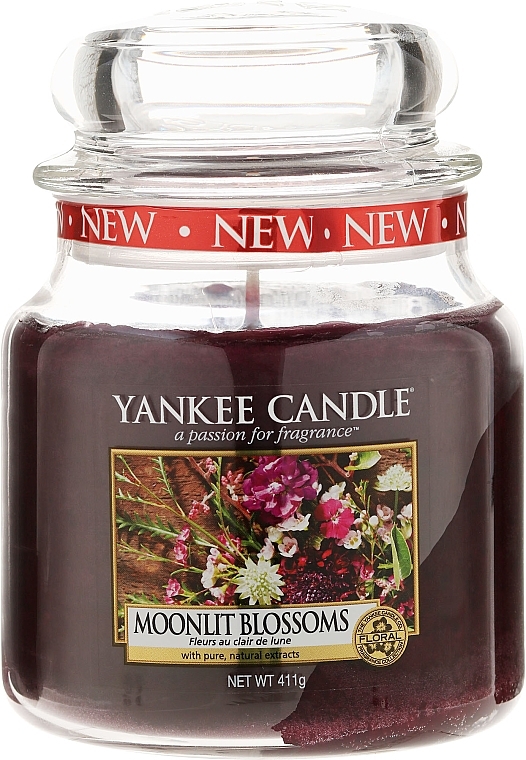 Scented Candle in Jar - Yankee Candle Moonlit Blossoms — photo N3