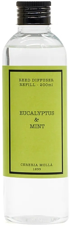 Fragrance Diffuser Refill - Cereria Molla Eucalyptus & Mint — photo N1