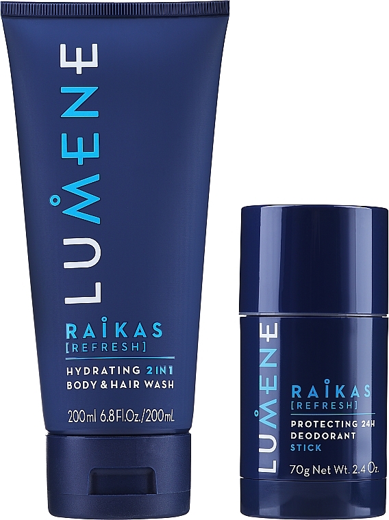 Set - Lumene Men Raikas Refreshing Morning Gift Set — photo N2