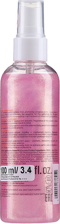 Tropical Face Mist - Vollare Body Mist Tropical — photo N5