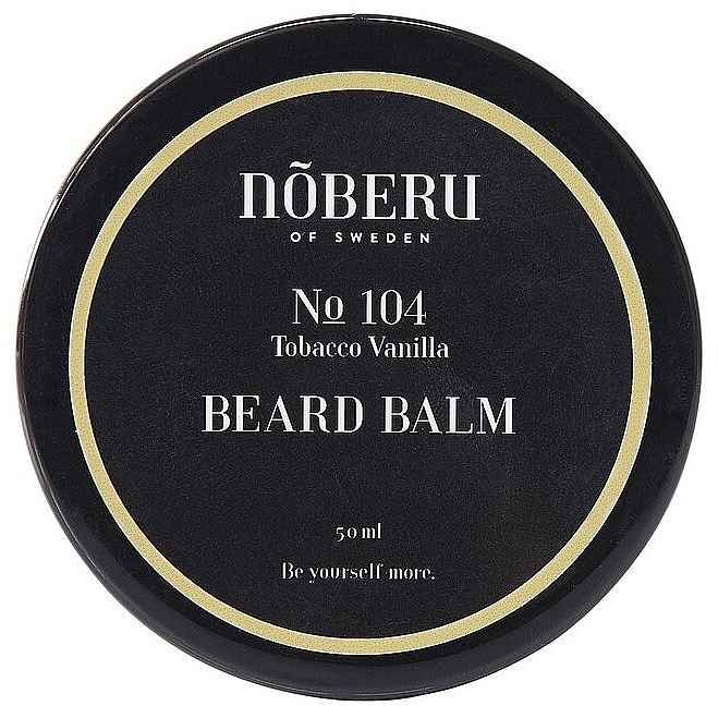 Beard Balm - Noberu Of Sweden №104 Tobacco Vanilla Beard Balm — photo N1