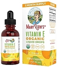 Fragrances, Perfumes, Cosmetics Vitamin E Liquid Drops, orange flavor - MaryRuth Organics Vitamin E Liquid Drops Orange