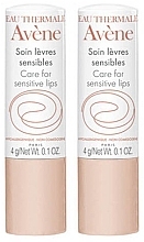 Fragrances, Perfumes, Cosmetics Lip Balm - Avene Eau Thermale Care For Sensitive Lips Set