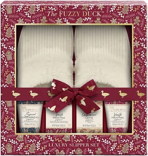 Set, 6 products - Baylis & Harding The Fuzzy Duck Winter Wonderland Luxury Slipper Gift Set — photo N1