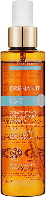 Biphase Draining Body Concentrate - Phytorelax Laboratories Drenante Intensive Treatment Biphasic Active Body Concentrate — photo N1