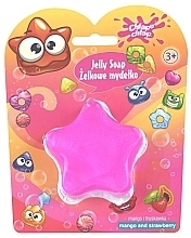 Mango and Strawberry Gel Soap 'Star', pink - Chlapu Chlap Gel Soap — photo N1