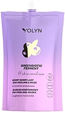 Fragrances, Perfumes, Cosmetics Face Peeling Mask 'Blueberry' - Yolyn Berry Berry Lady 2 In 1 Peeeling-Mask