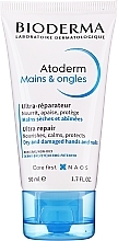 Fragrances, Perfumes, Cosmetics Regenerating Hand Cream - Bioderma Atoderm Mains Repairing Hand Cream