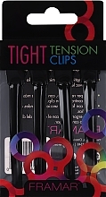 Thick Metal Claw Clips, black - Framar Tight Tension Clips — photo N4