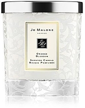 Fragrances, Perfumes, Cosmetics Jo Malone Orange Blossom Home Candle with Lace Design - Scented Candle