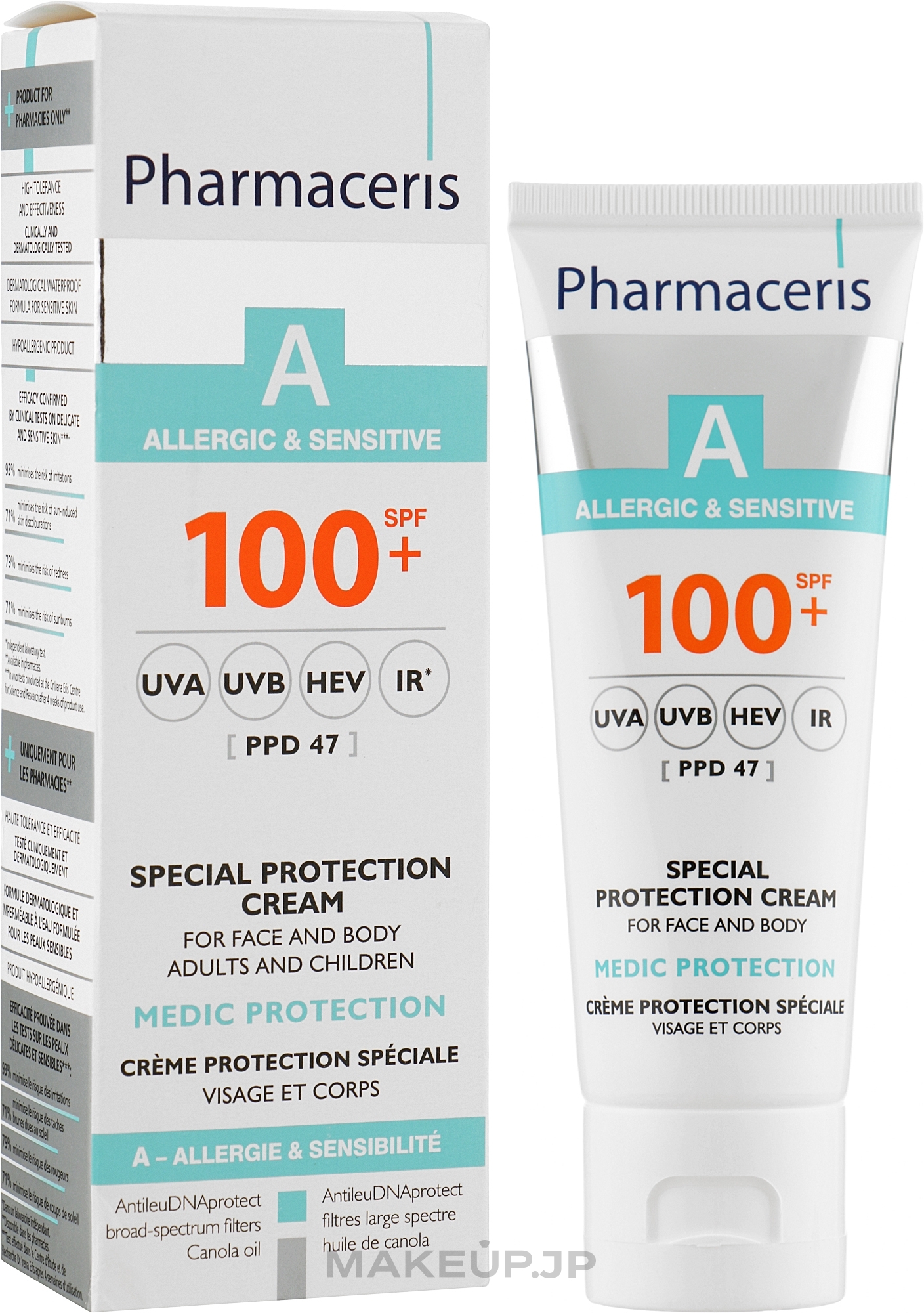 Facial Sun Cream - Pharmaceris A Medic Protection Special Protection Cream SPF 100+ — photo 75 ml