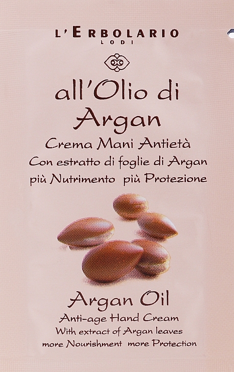 Hand Cream - Lerbolario Argan Oil Anti-age Hand Cream (sample) — photo N1