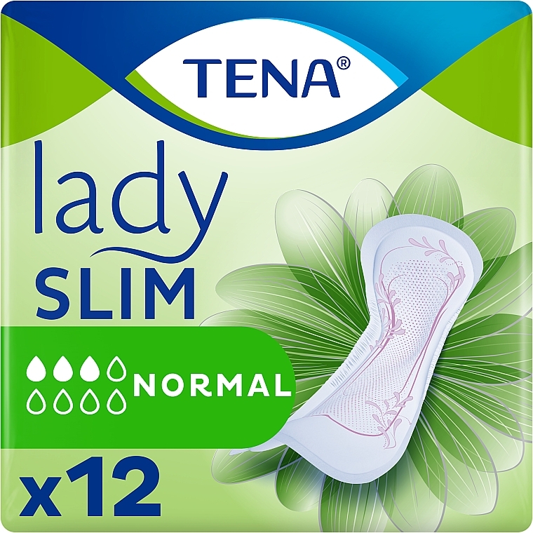 Urological Pads "TENA Lady Slim Normal", 12 pcs - TENA — photo N2