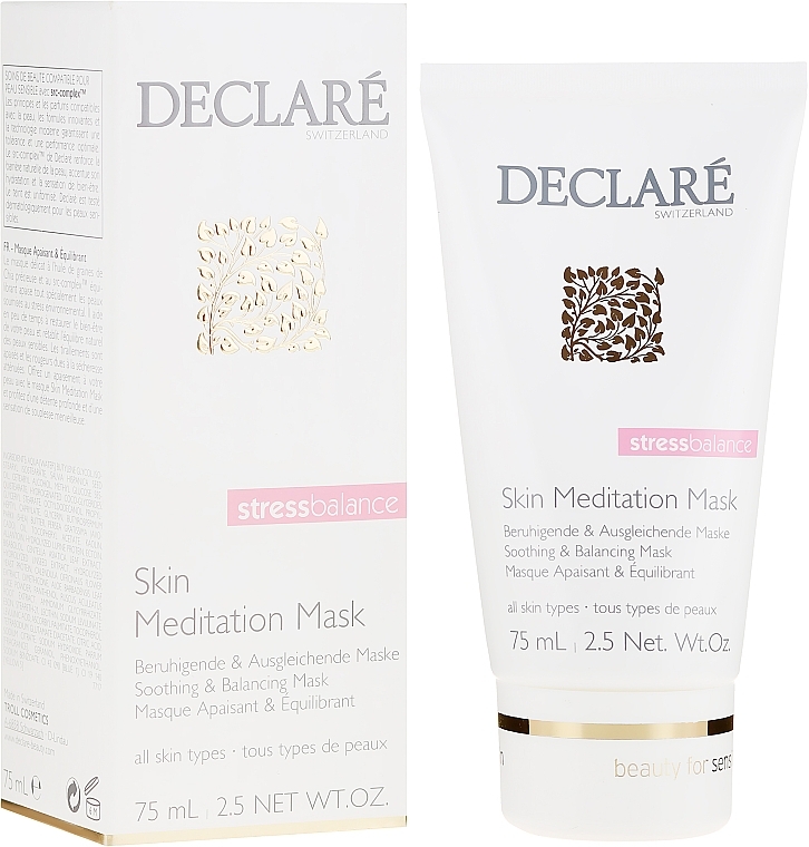 Intensive Instant Soothing Face Mask - Declare Stress Balance Skin Meditation Mask — photo N1