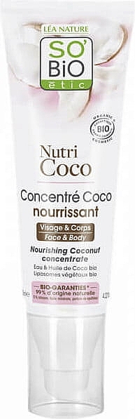 Universal Face & Body Concentrate - So'Bio Etic Nutri Coco Nourishing Coconut Concentrate — photo N1