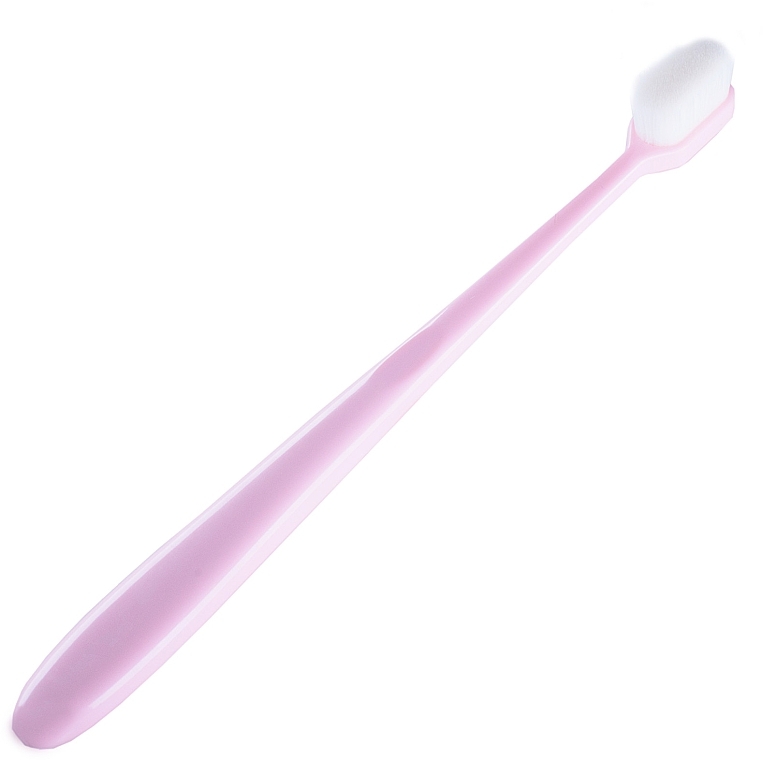 Microfiber Toothbrush, soft, pink - Kumpan M04 Microfiber Toothbrush — photo N1