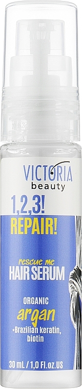 ダメージヘア用セラム	 - Victoria Beauty 1,2,3! Repair! Hair Serum — photo N1