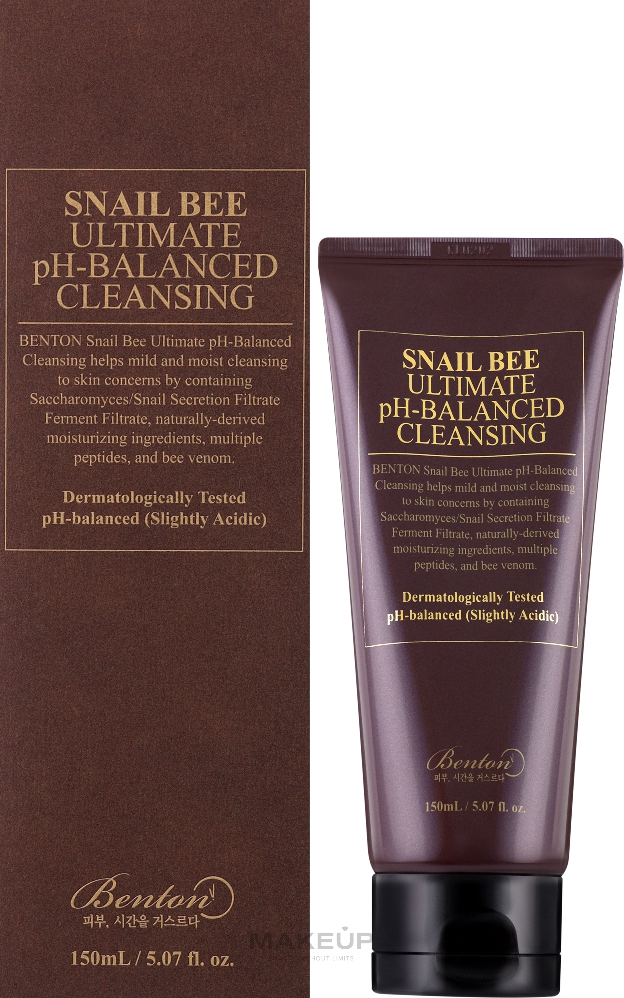 Snail Mucin Cleansing Foam - Benton Snail Bee Ultimate PH-Balanced Cleansing — photo 150 ml