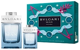 Bvlgari Man Glacial Essence - Set (edp/100 ml + edp/15 ml) — photo N1