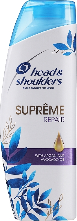 Argan Oil Shampoo "Repair" - Head & Shoulders Supreme Repair Shampoo With Argan Oil — photo N1