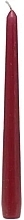 Candle, conical, burgundy - Bolsius Wine Red Candle — photo N1