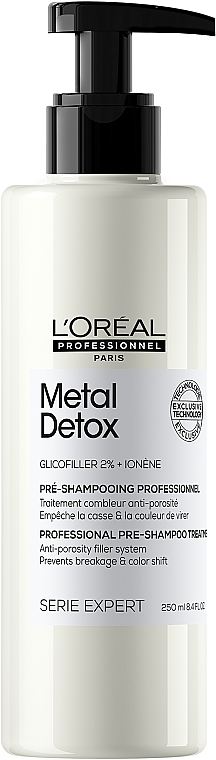 Professional Pre-Shampoo to Reduce Hair Porosity & Prevent Breakage & Unwanted Color Changes - L'Oreal Professionnel Serie Expert Metal Detox — photo N1