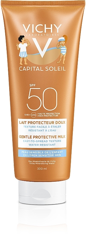 Sun Protection Kids Soft Milk - Vichy Capital Soleil Milk For Children SPF50 — photo N5