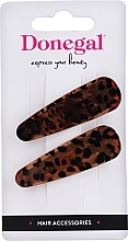 Fragrances, Perfumes, Cosmetics Hair Clips, FA-5622, leopard - Donegal