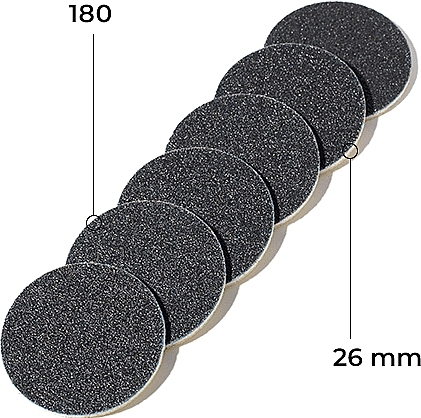 Metal Disc, 180 Grit, Soft Lining, 26 mm, Black - Kodi Professional — photo N2